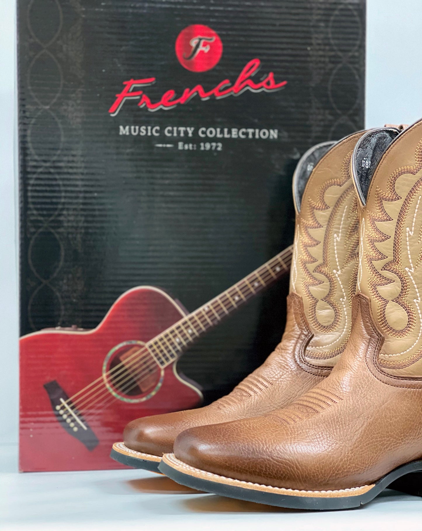 French's Music City Collection - Men's Shoulder Coyote Boots