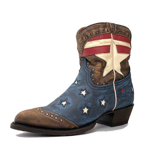 Redneck Riviera Women's Shortie Freedom Boot (R Toe) - Vintage Cinnamon