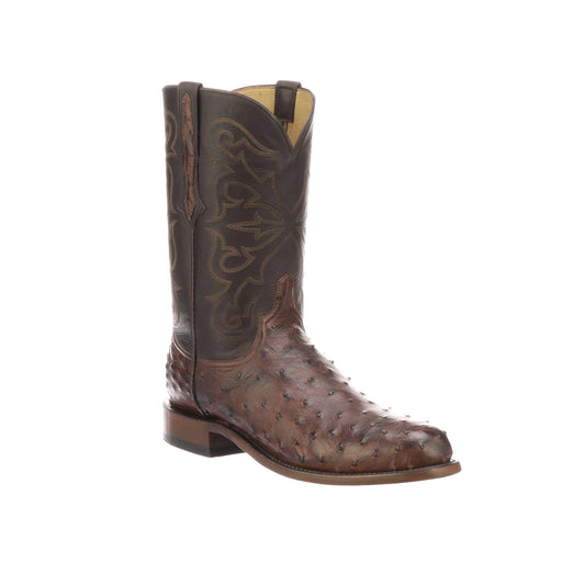 Bota Hudson masculina Lucchese - Chocolate