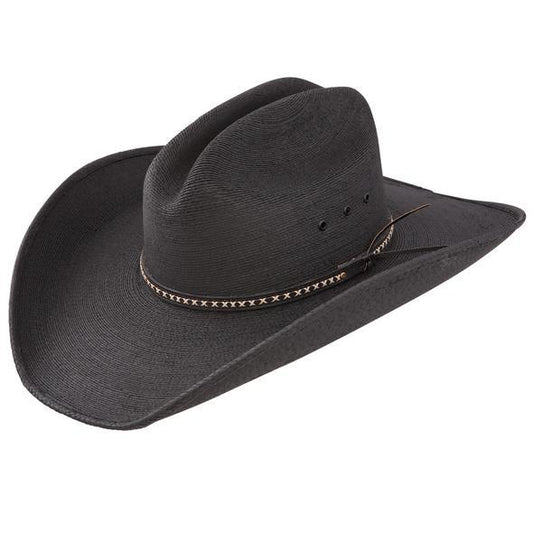 Resistol Men's Jason Aldean Asphalt Cowboy Straw Hat - Black