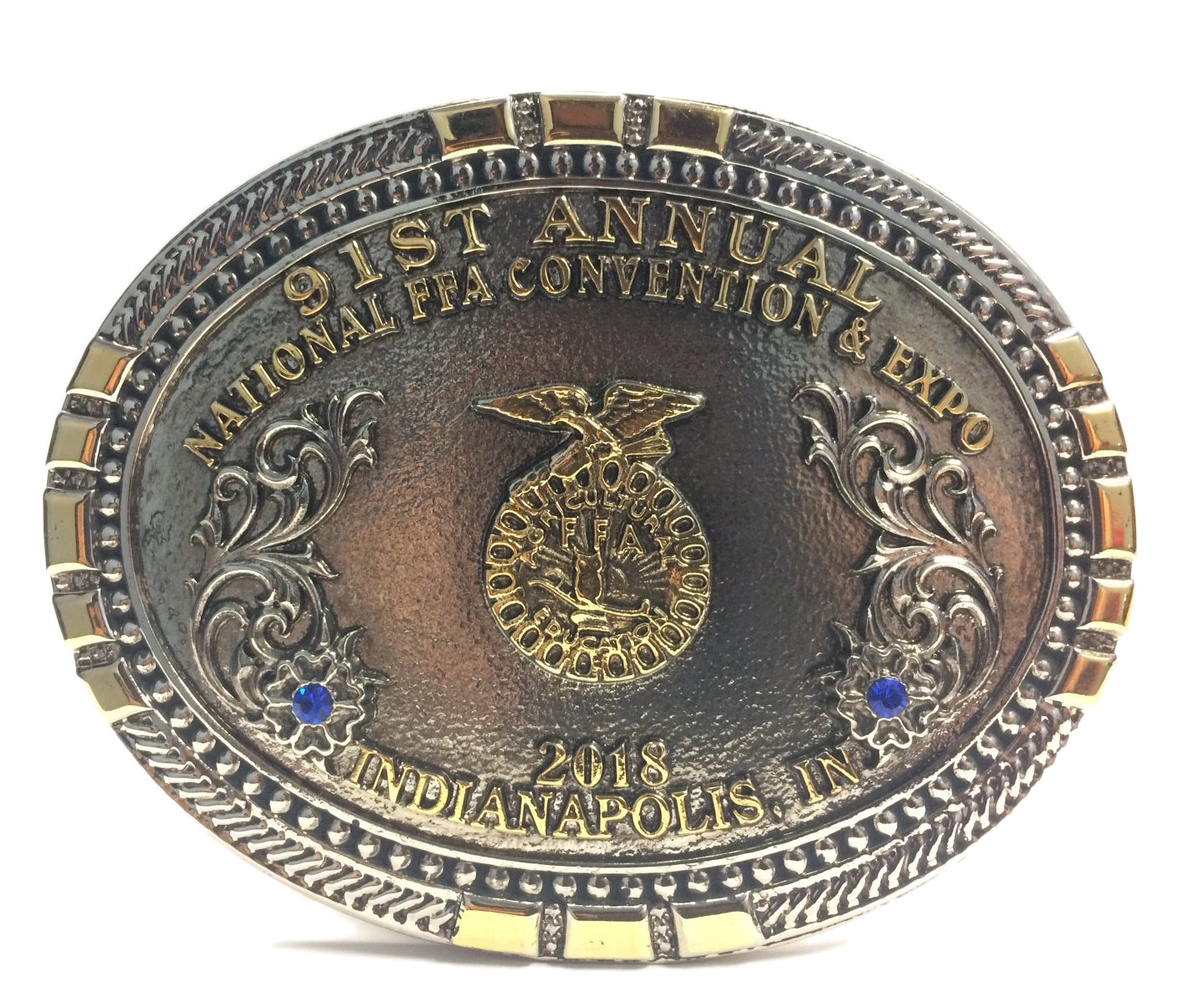 2018 91st Annual National FFA Convention Belt Buckle